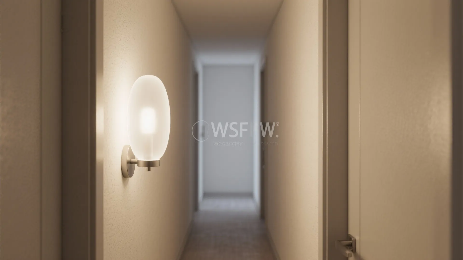 1) Minimalist diffuse sconces for soft ambient layers