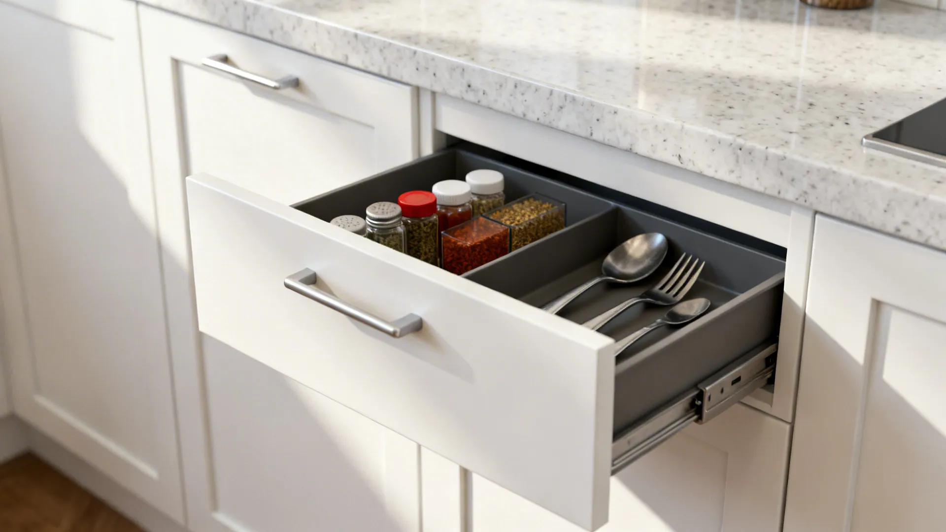 Minimalist Storage for Narrow Kitchens
