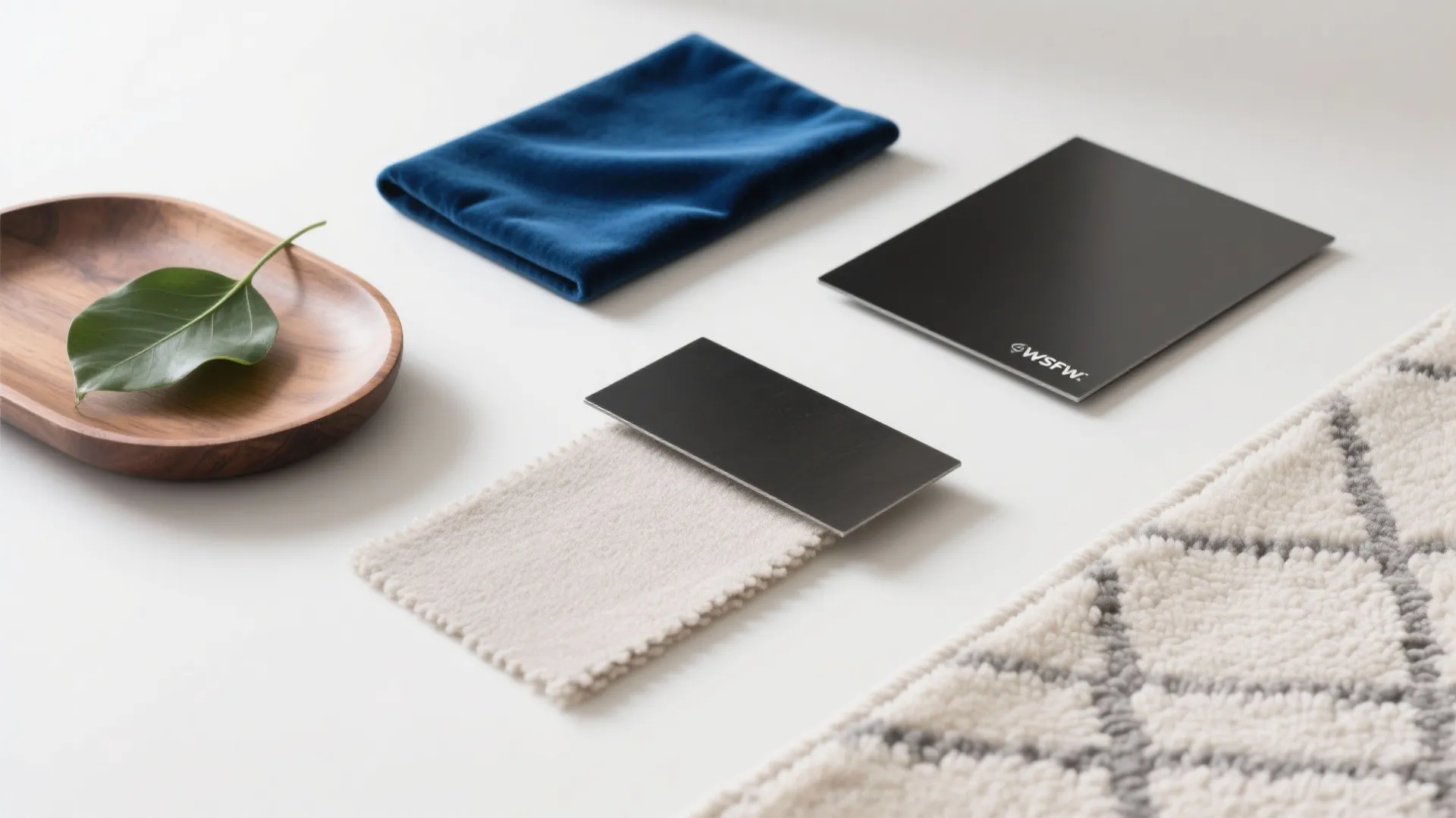 High-Contrast Minimalism with Black Accents