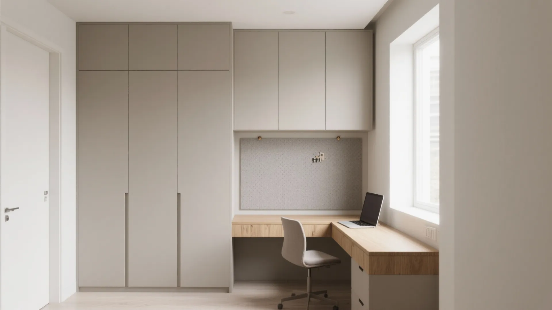 Minimalist Cupboard Fronts for Calm Focus