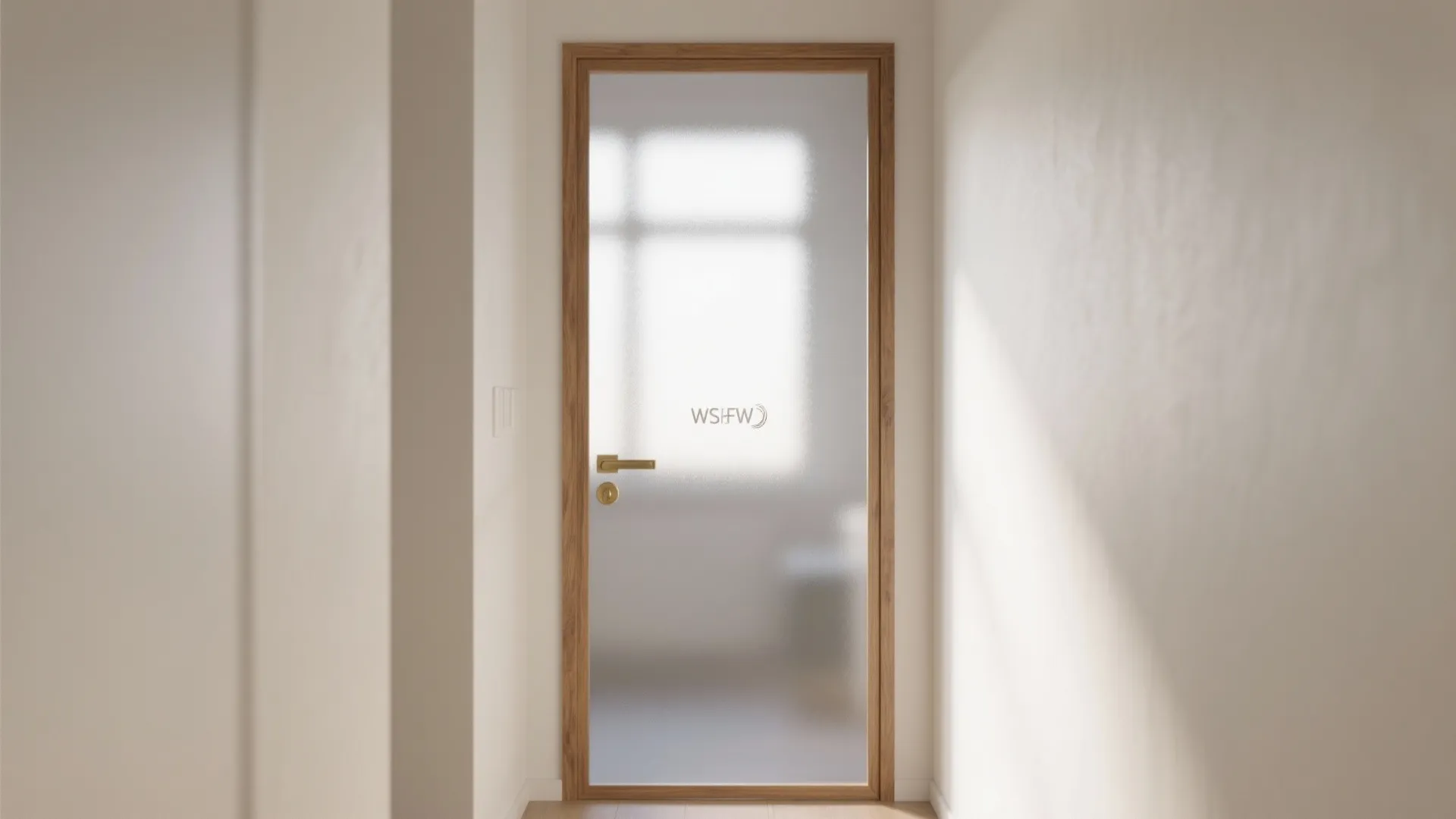 Minimal Frosted Panel with Soft Borders