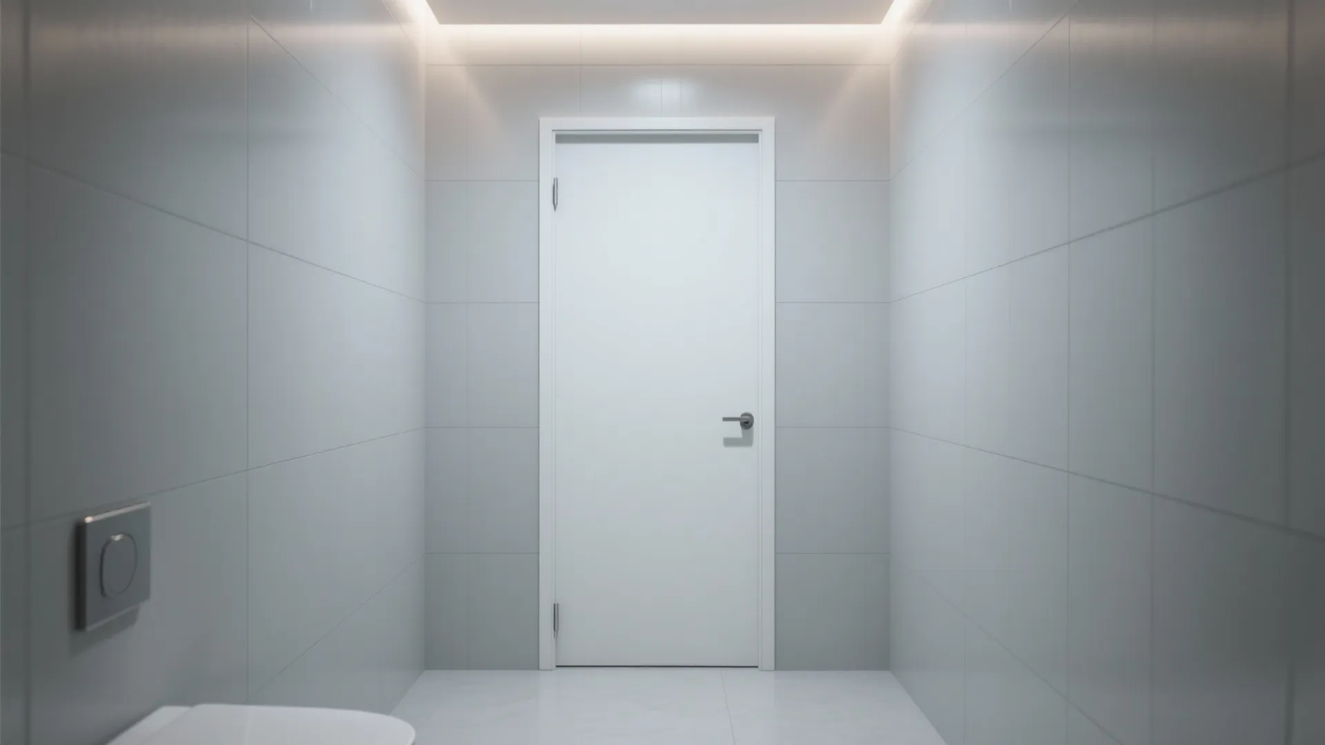 Minimalist Fibre Door with Clean, Flush Panels