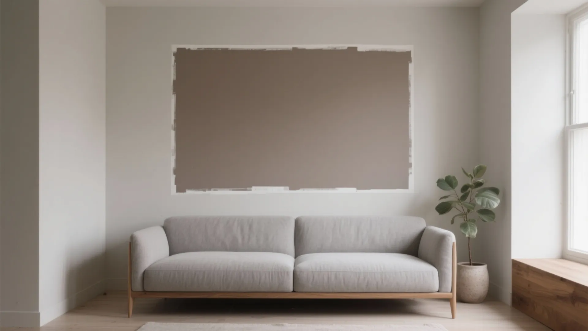 [Section: 灵感列表] Minimal Geometric Accent Walls