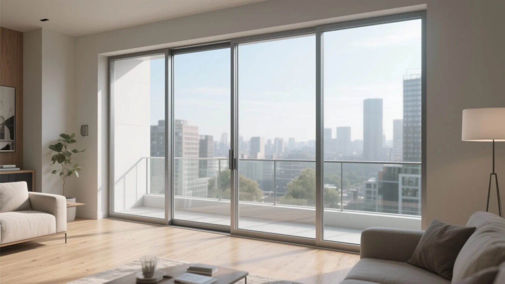 Minimal-framed glazing for maximum daylight