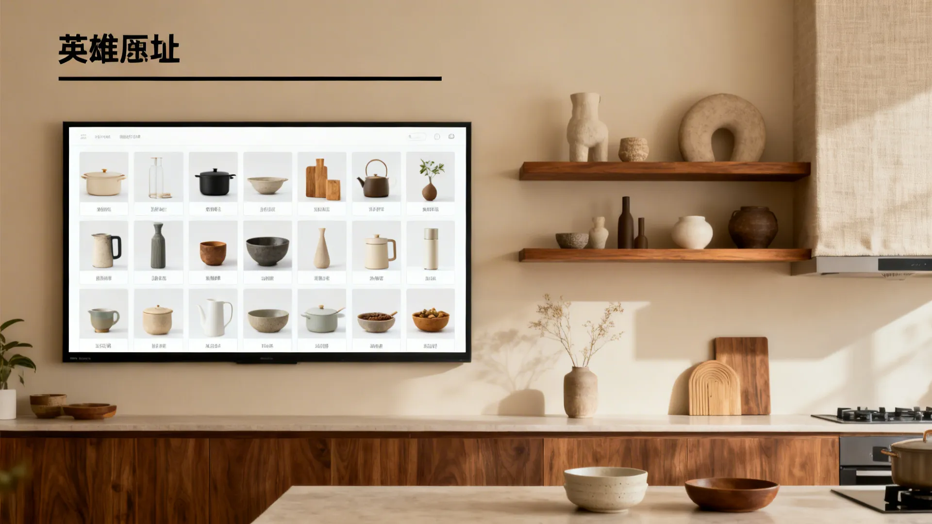 Minimalist Product Grid with Hero Statement