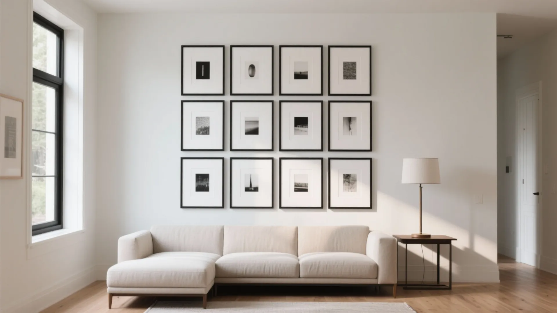 Minimal Grid Gallery Wall