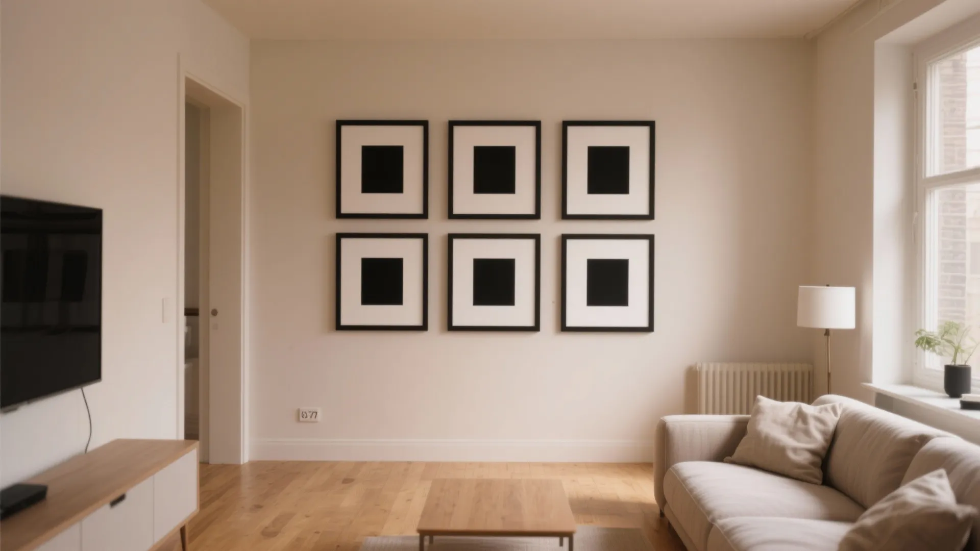 Minimal Grid Gallery Wall