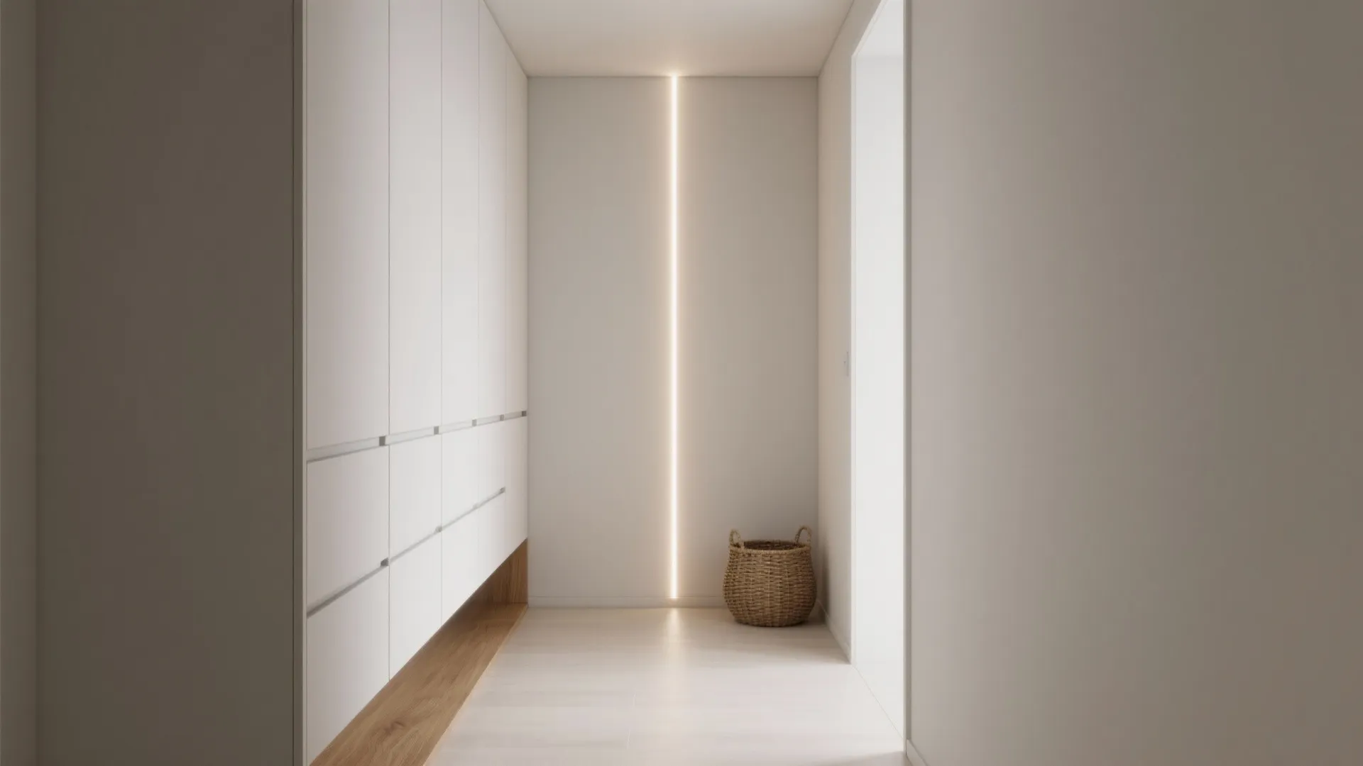 Minimalist Hall Cupboard Storage