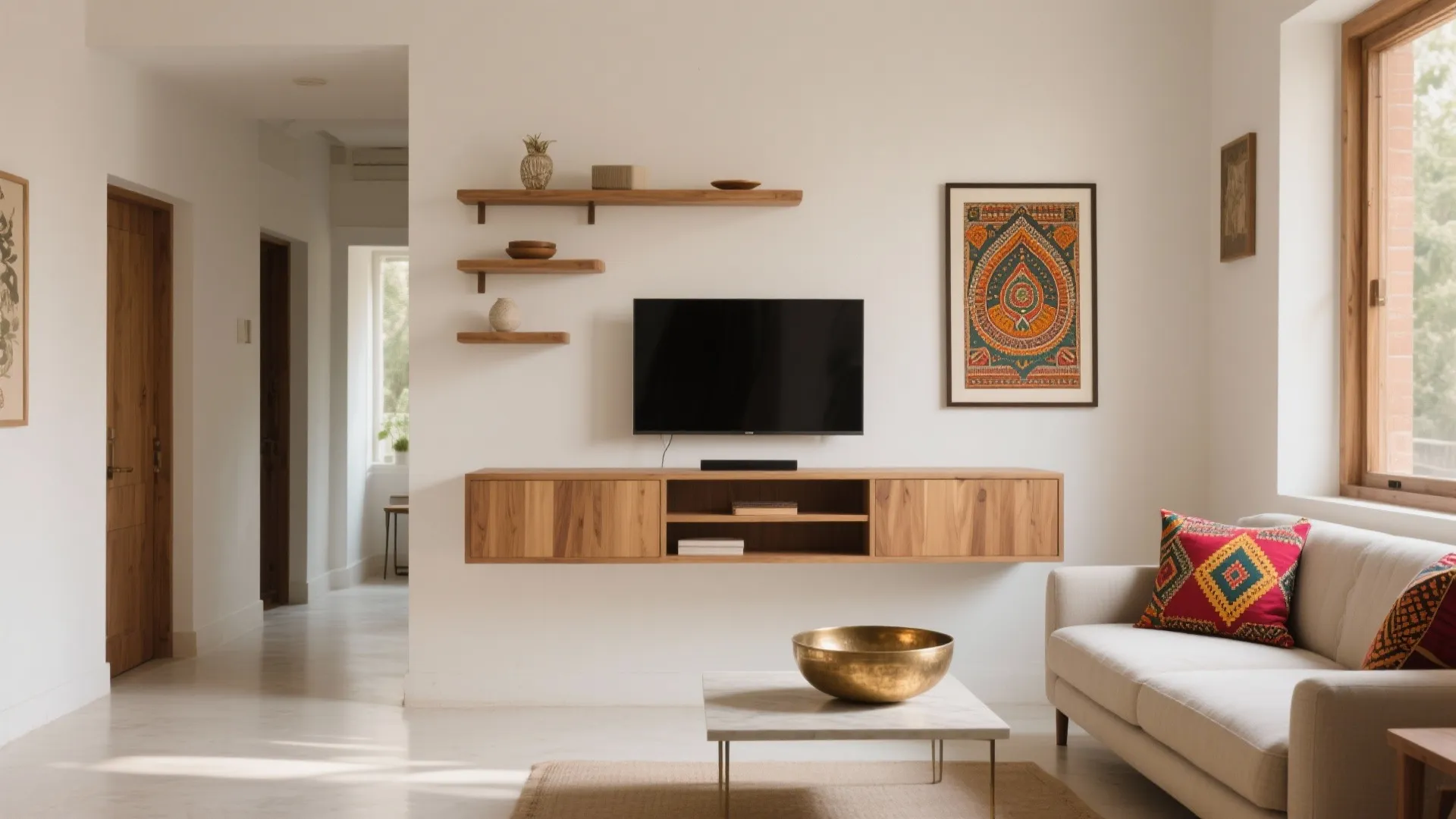 Modern Minimalism with Indian Accents