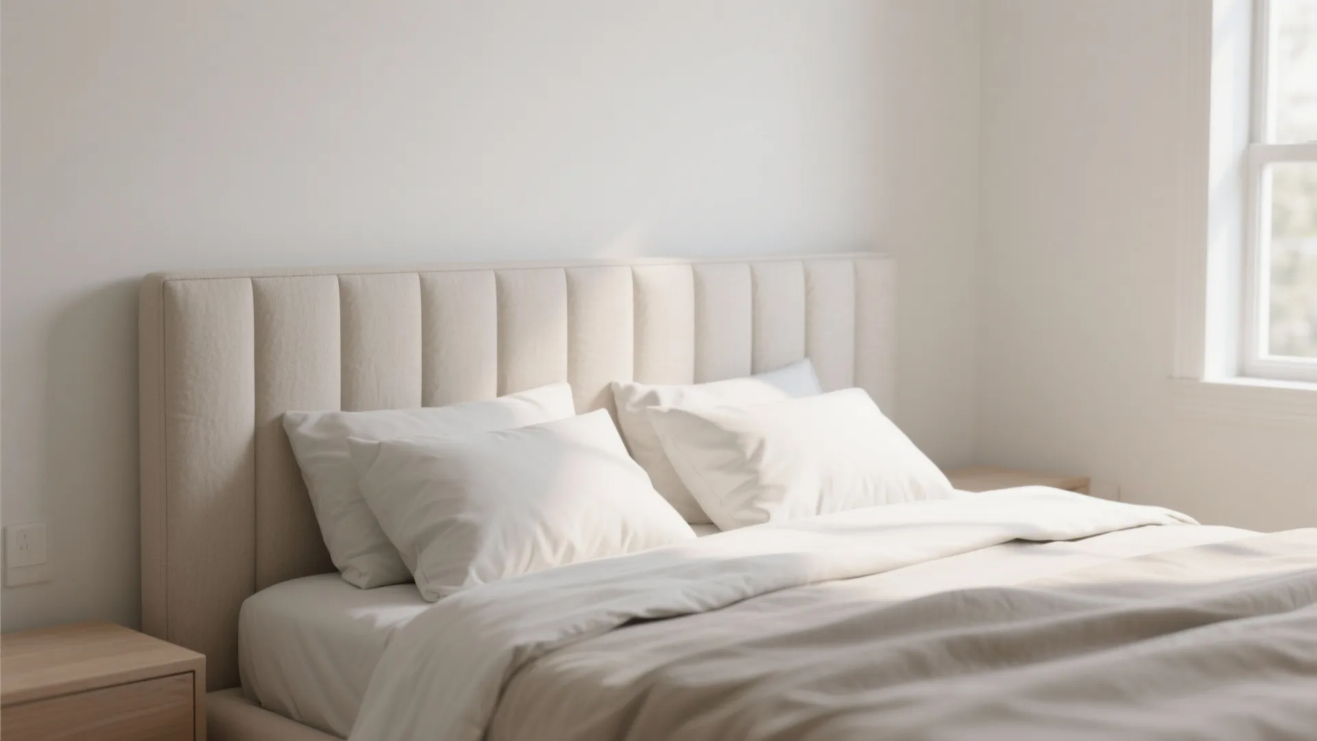6. Opt for a Minimal Headboard