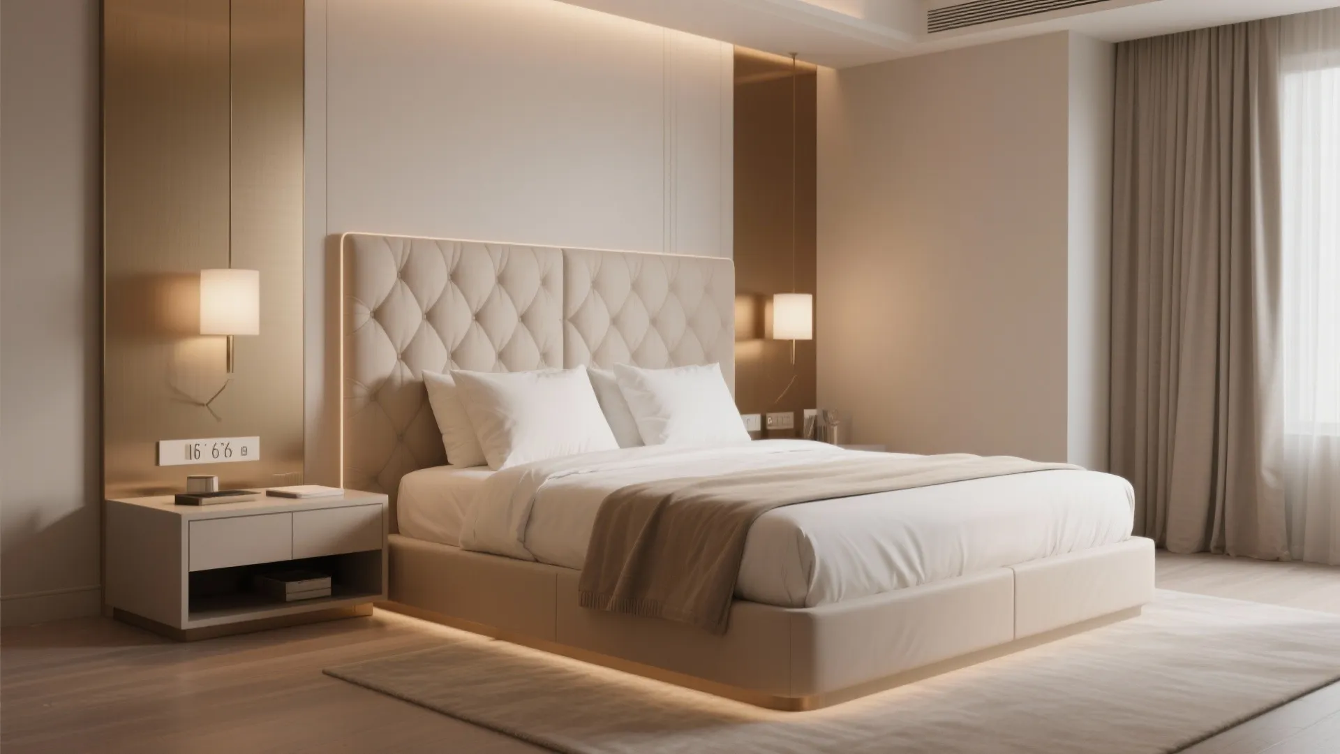 4. Minimalist Hotel Suite Style