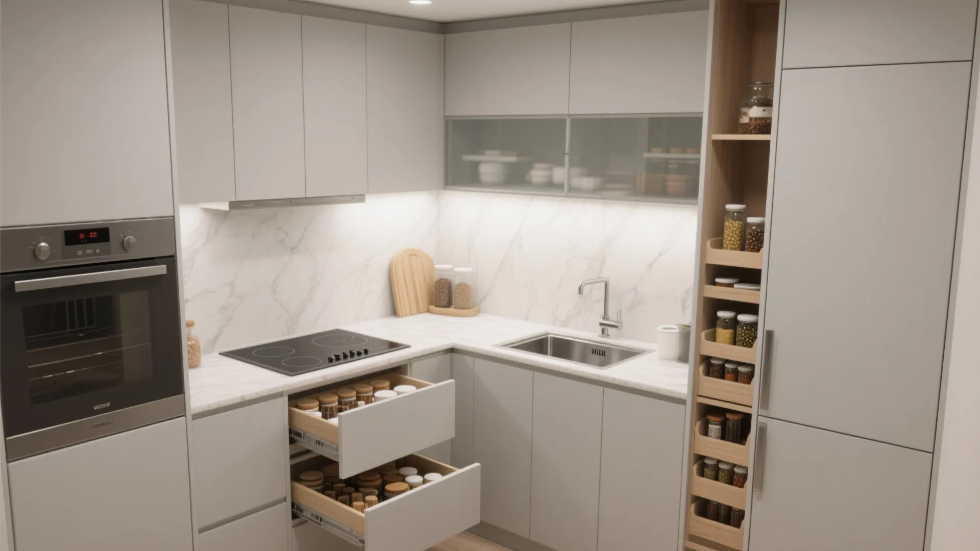 Minimalist Kitchen Storage That Actually Works