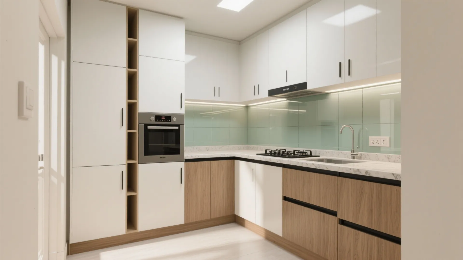 Minimalist kitchen storage