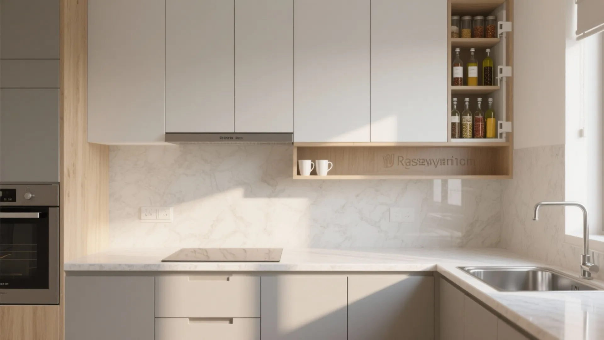 Minimalist kitchen storage