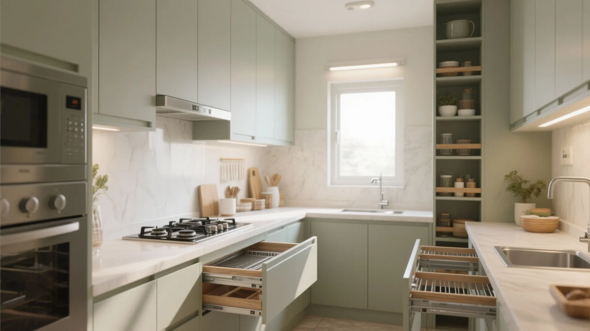 Minimalist Kitchen Storage That Works Hard