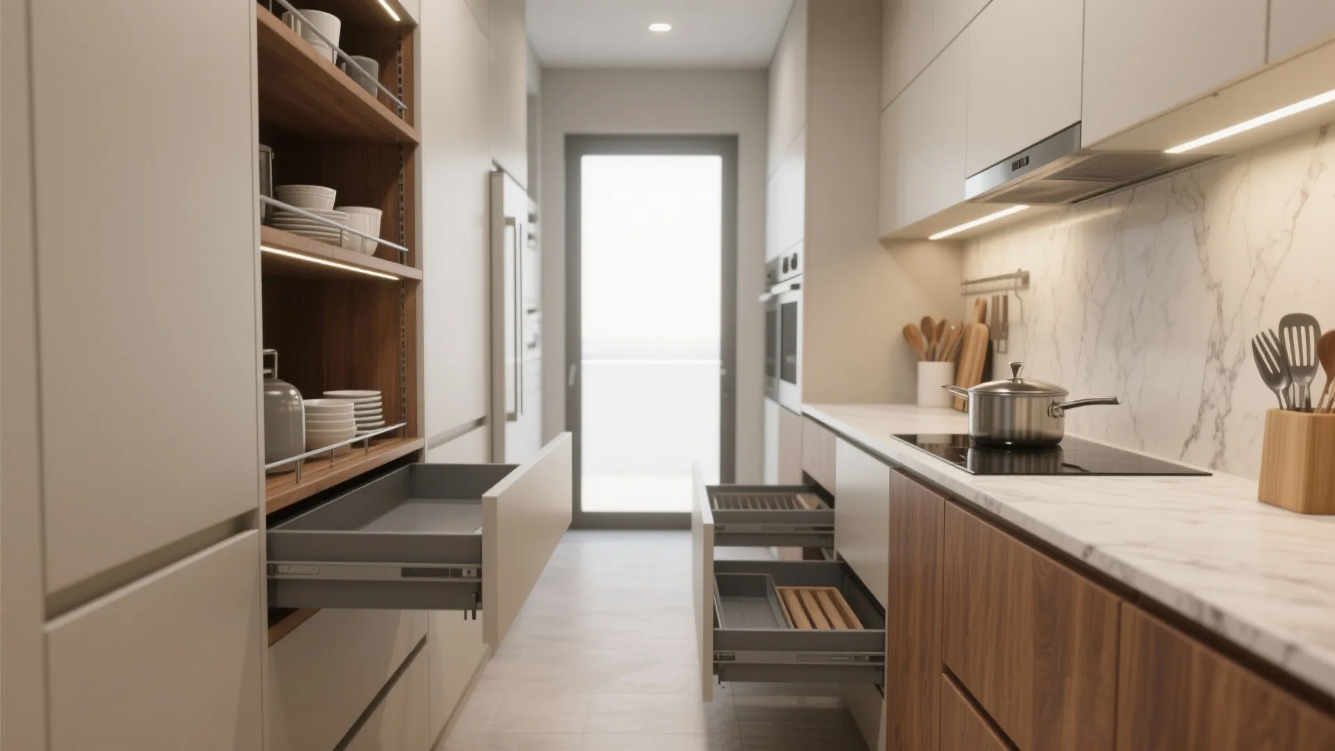 Minimalist Kitchen Storage That Actually Cooks