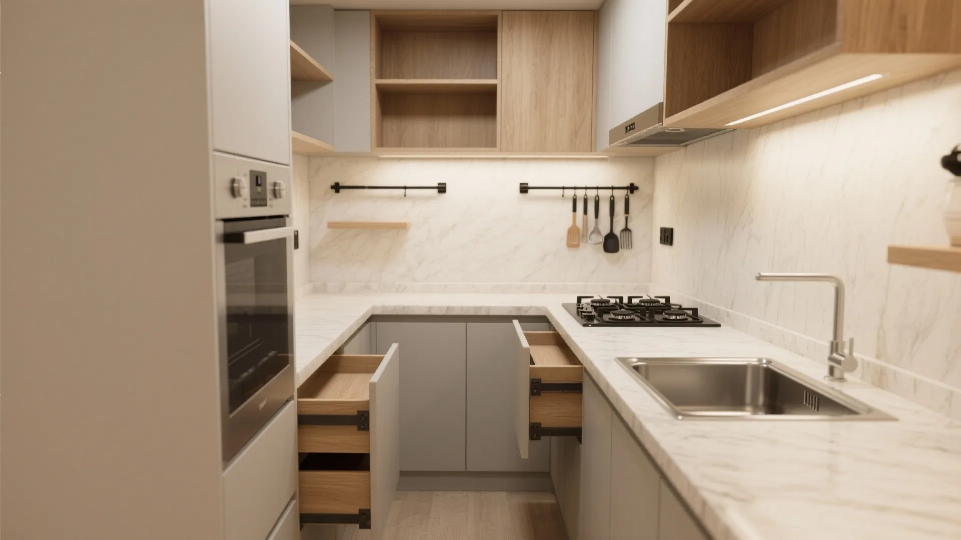 Minimalist Kitchen Storage That Actually Works