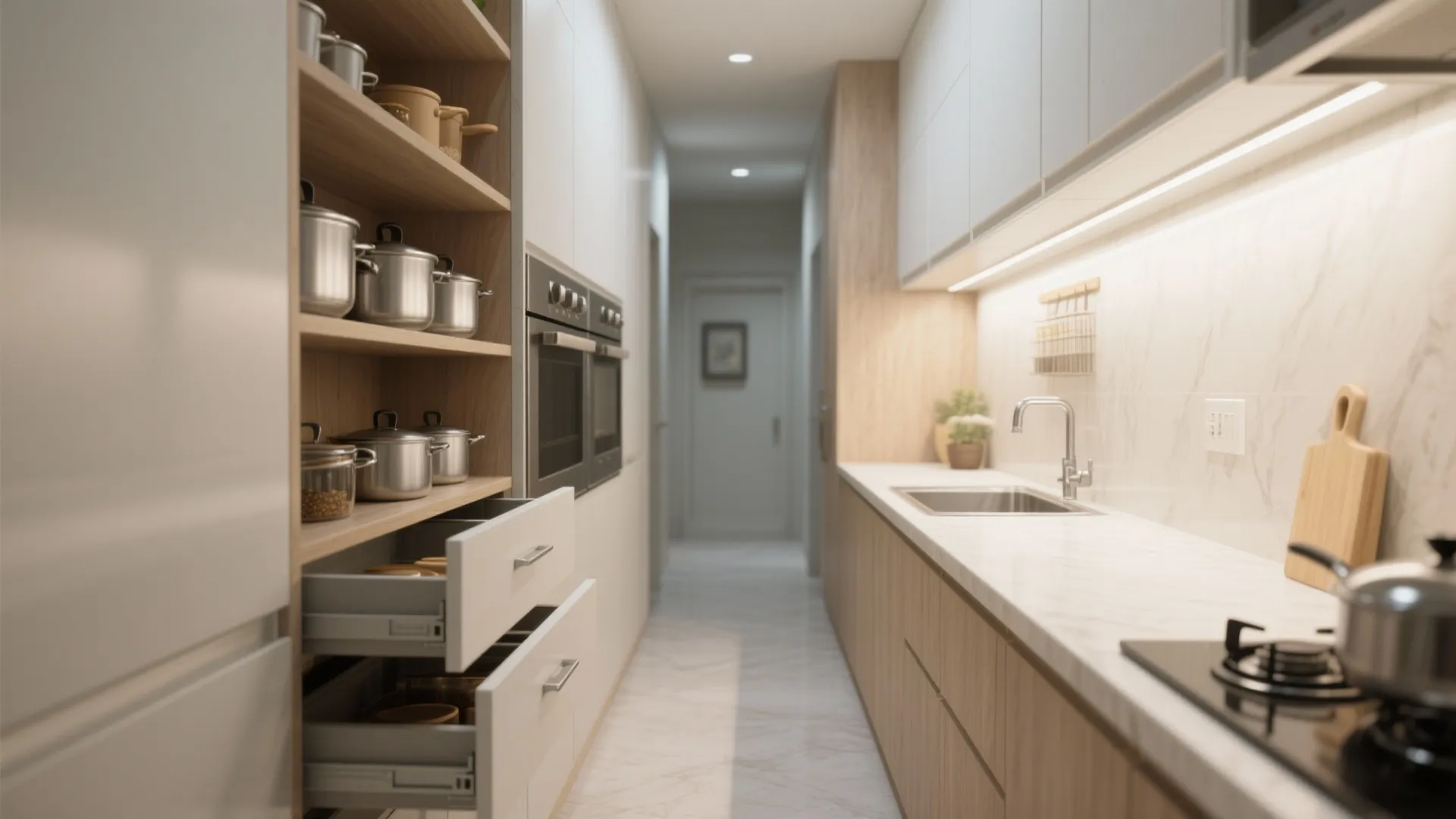 Minimalist Kitchen Storage That Works in Mumbai