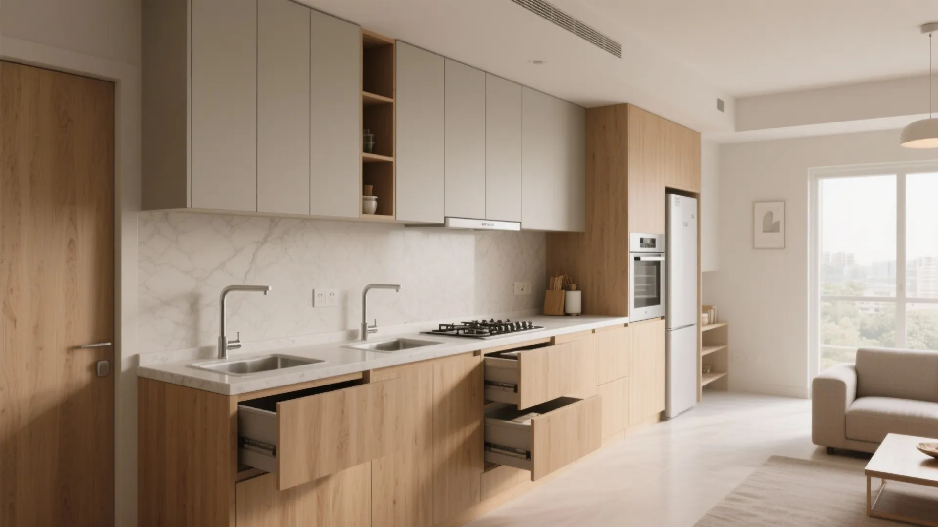 Minimalist Kitchen Storage That Disappears When You Don’t Need It