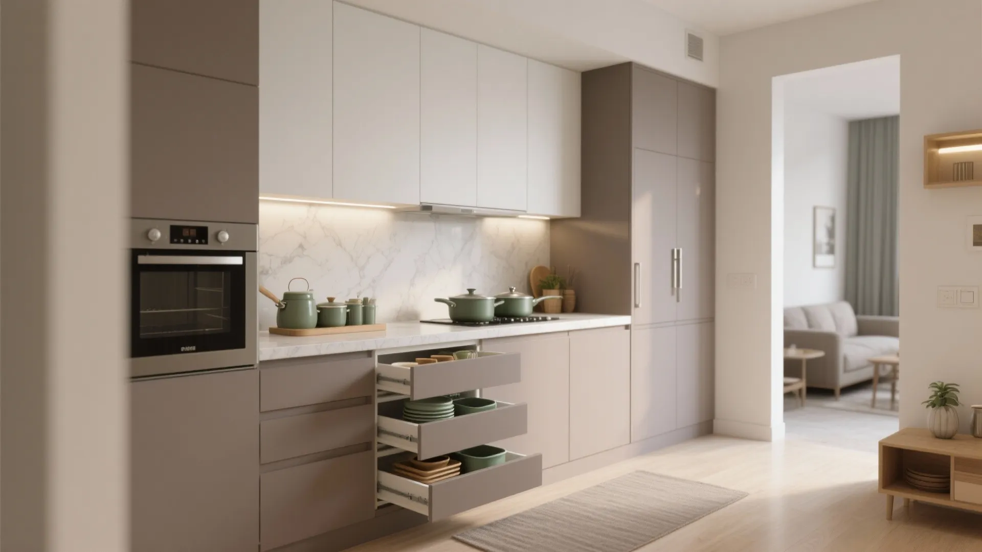 Minimalist Kitchen Storage