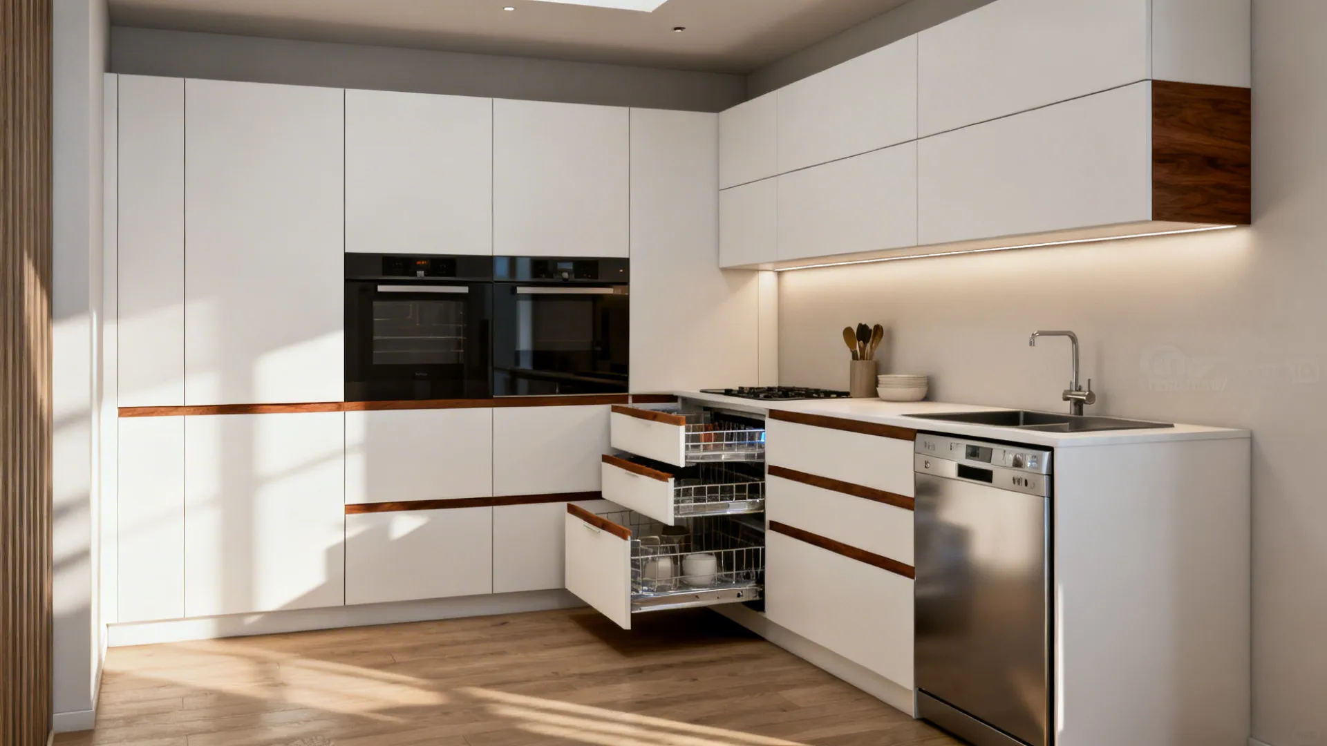 Minimalist Storage Mapping for Small Kitchens