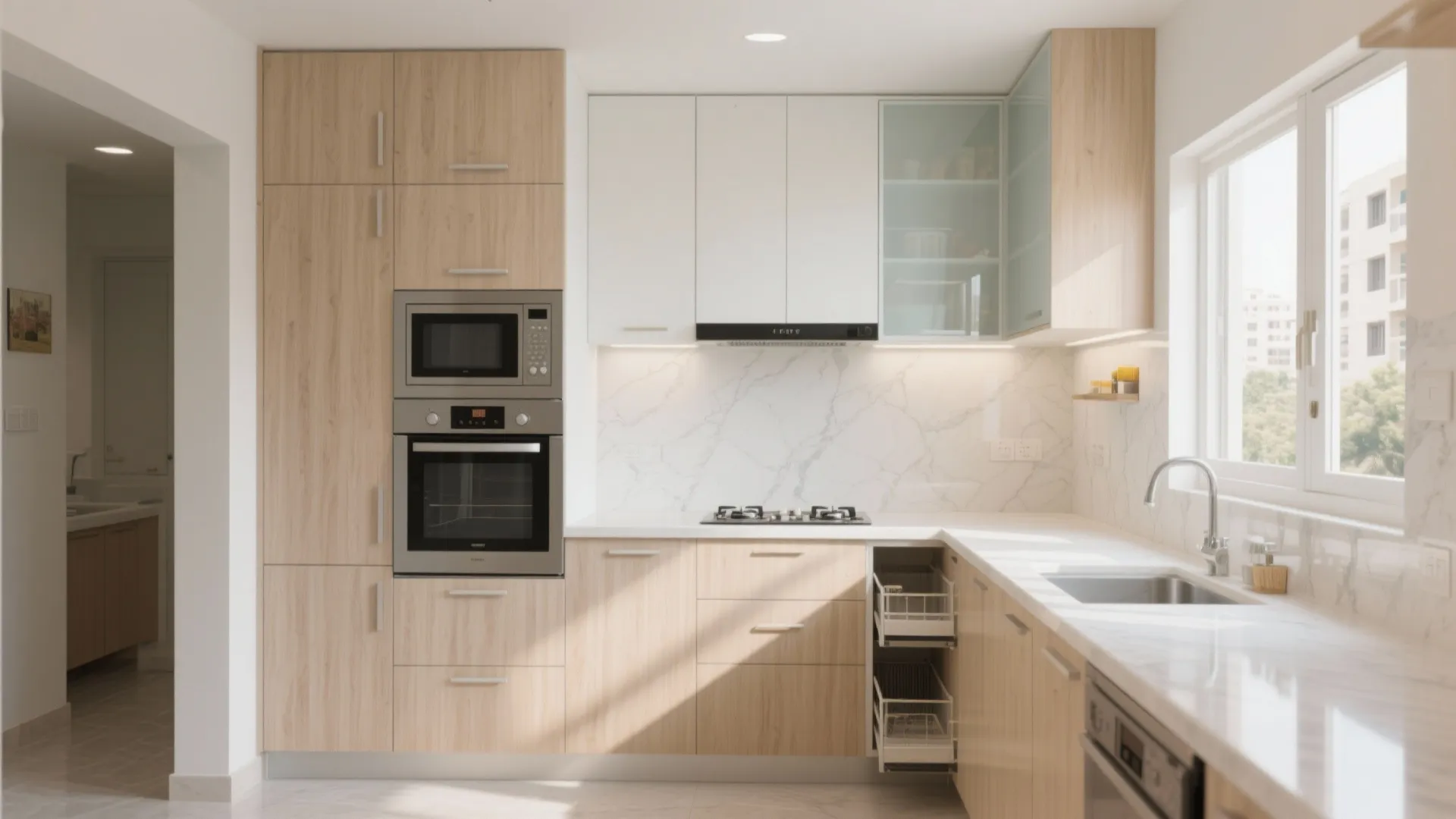 Minimal, storage-first kitchen planning