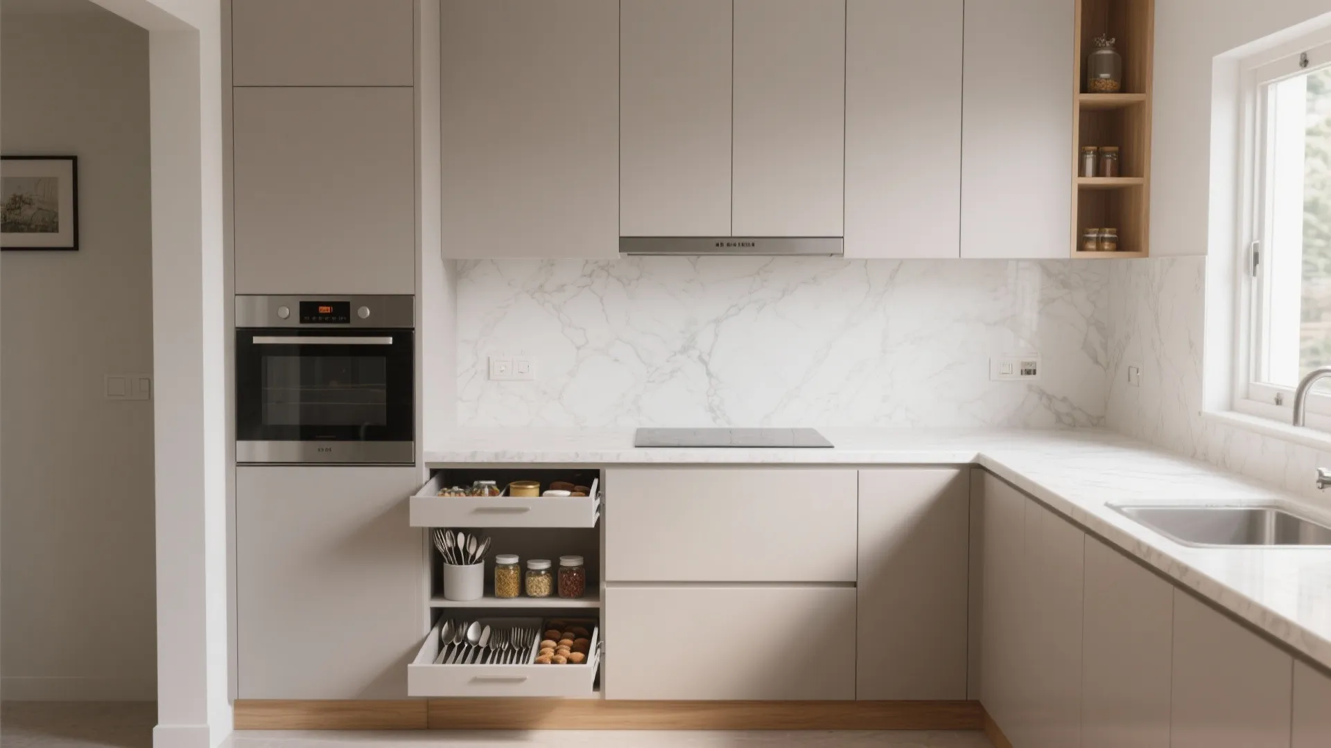 Minimalist Kitchen Storage