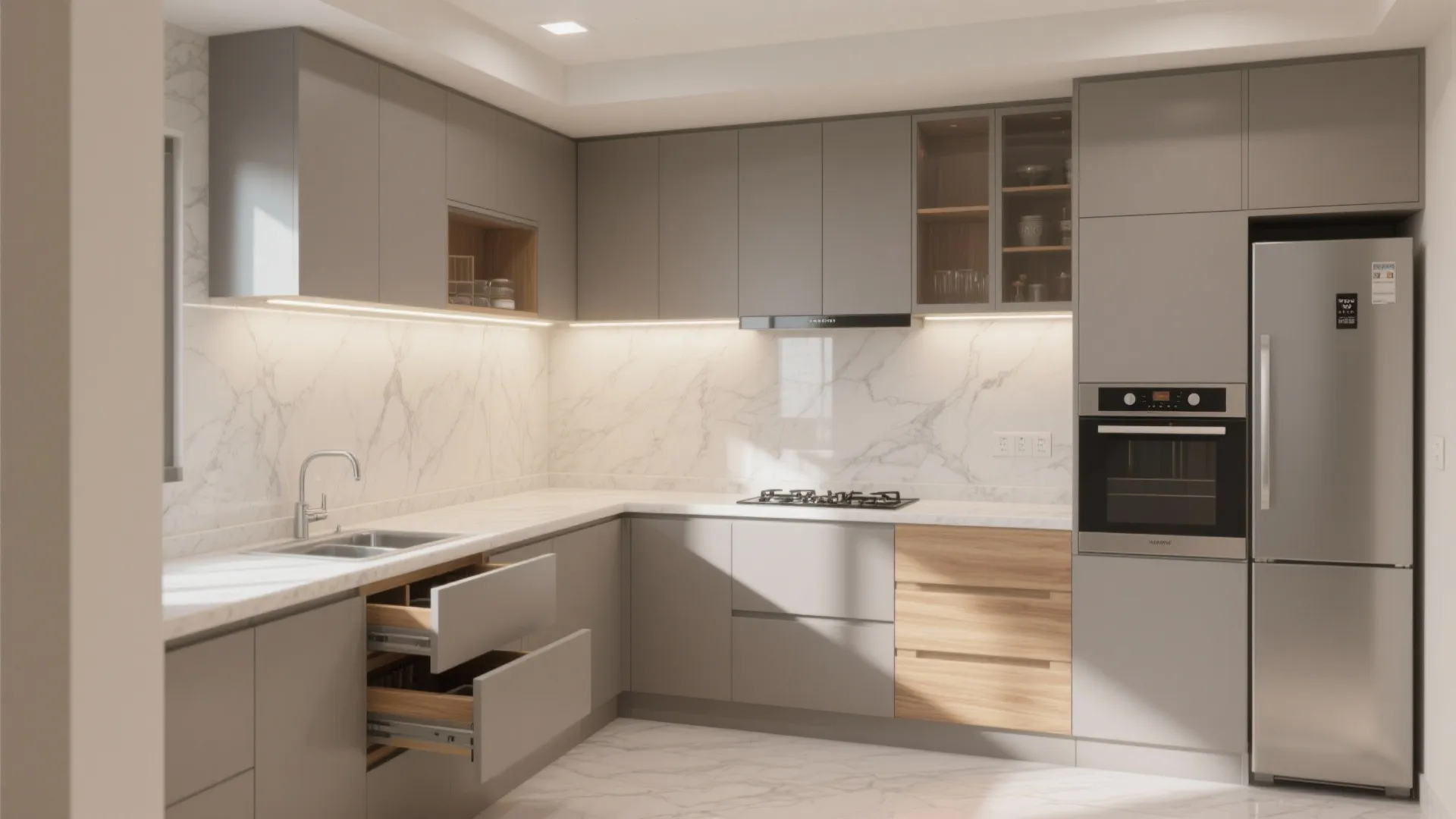 Minimalist Kitchen Storage