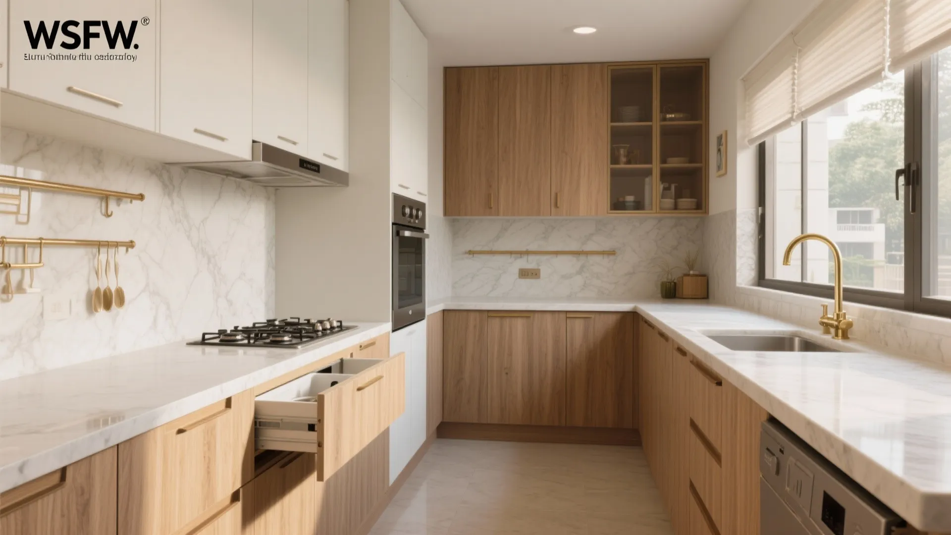 Minimalist kitchen storage that actually works