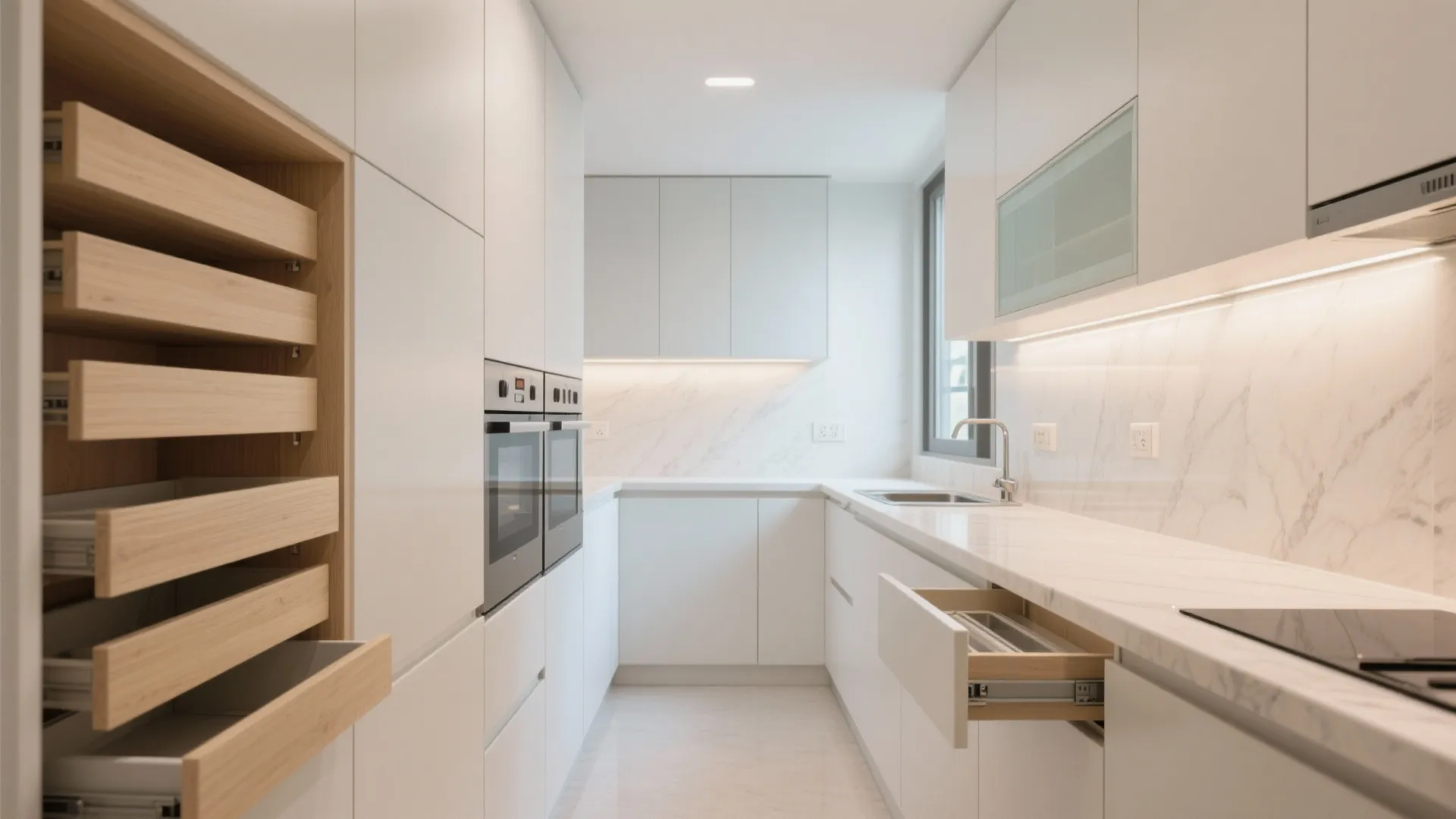 Minimalist Kitchen Storage that Breathes