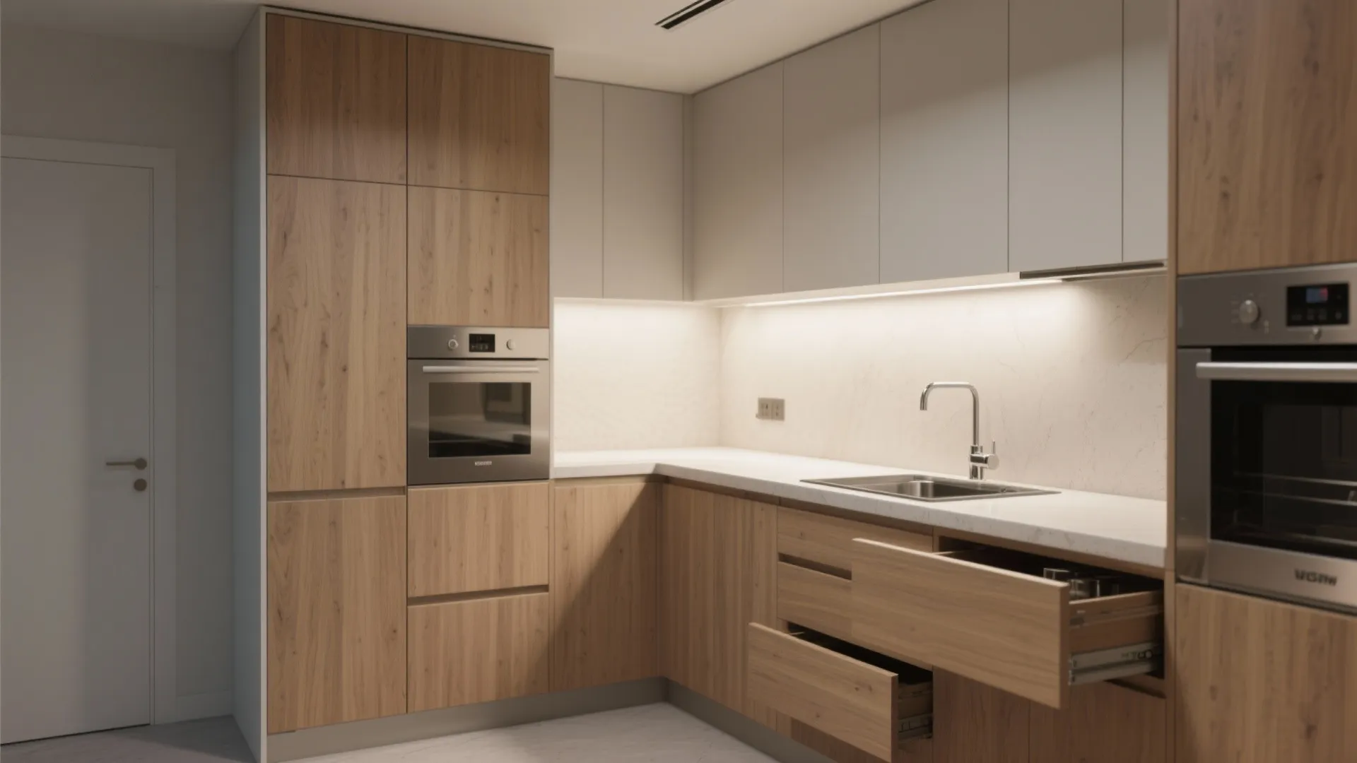 Minimalist Storage in the Kitchen