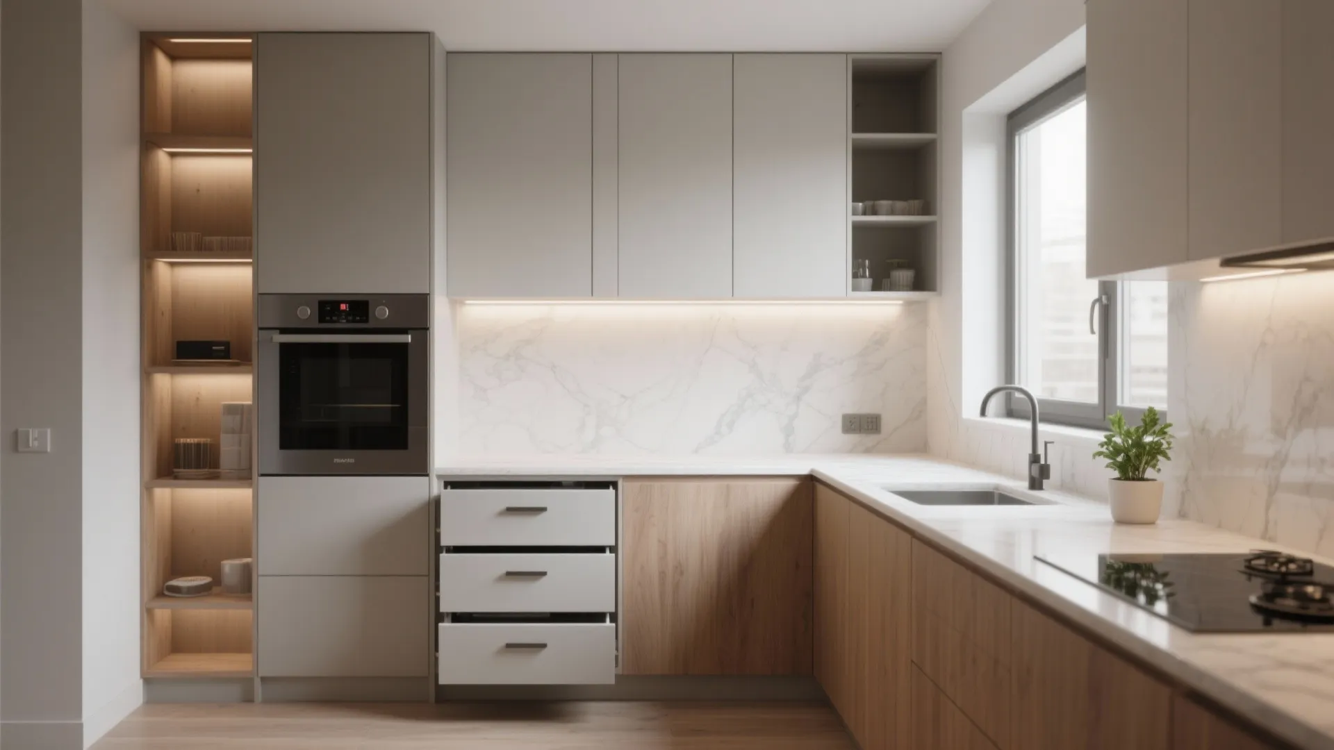 Minimalist Kitchen Storage