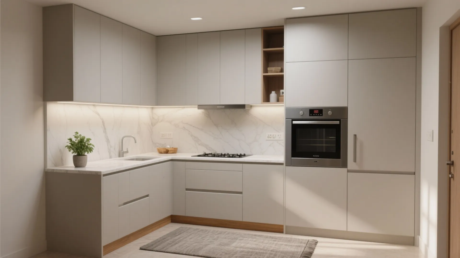 Minimalist Kitchen Storage