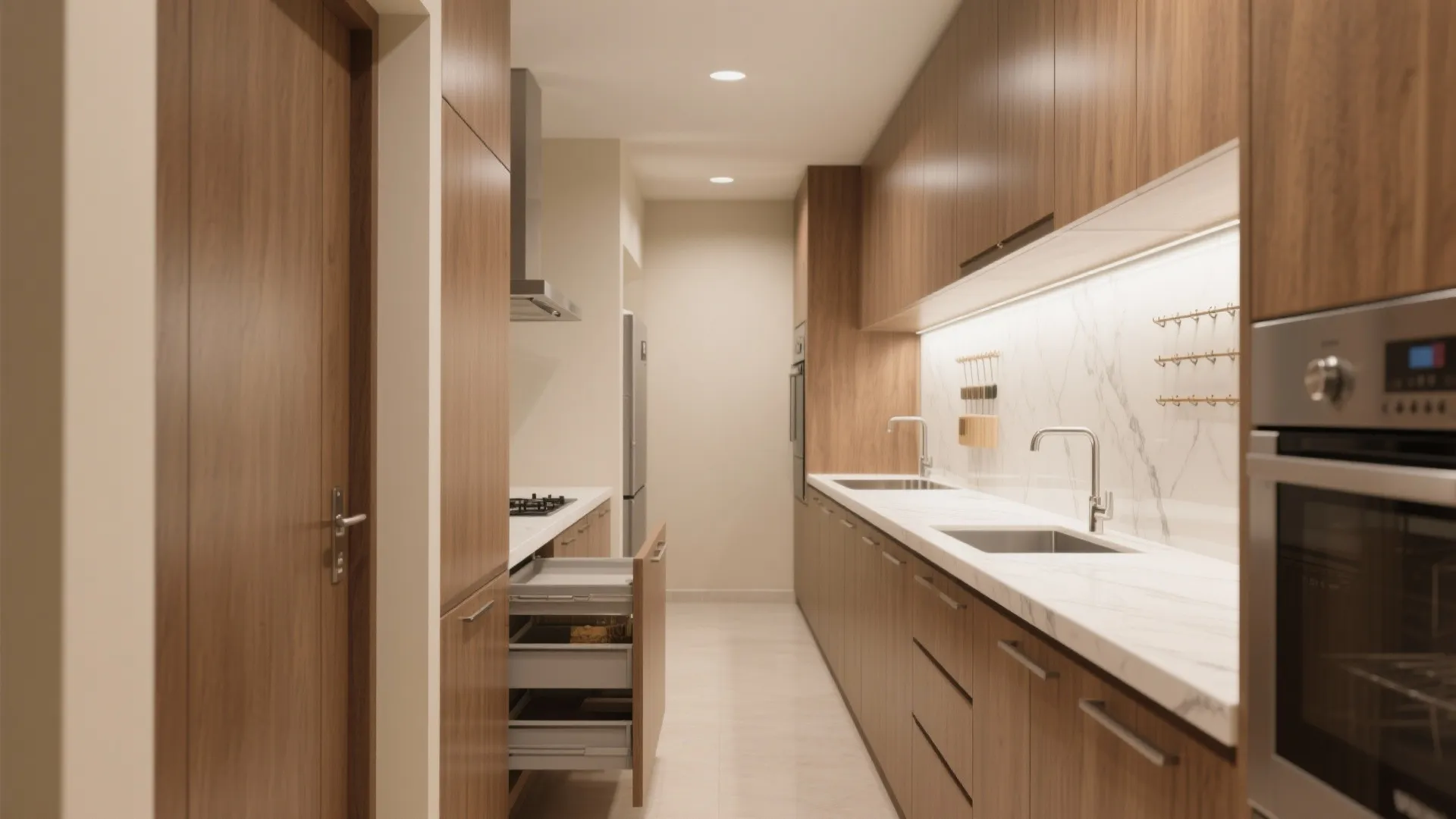 Minimalist Storage for Kitchen Efficiency