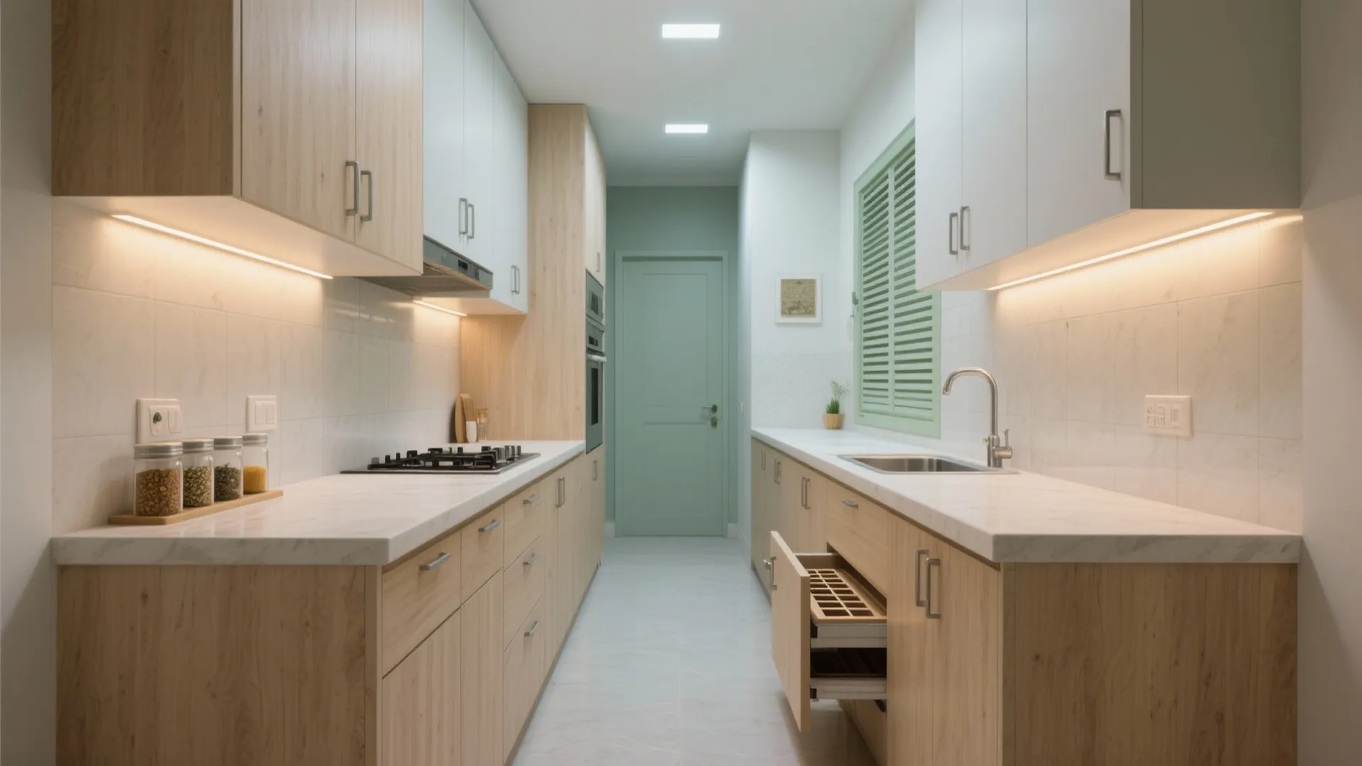 Minimalist Kitchen Storage That Works in the Heat