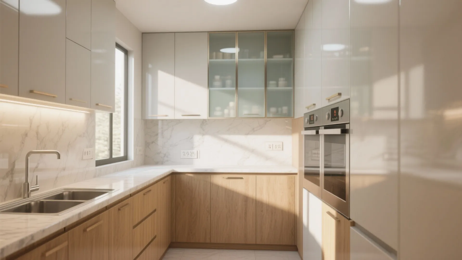 Minimalist kitchen storage that actually works