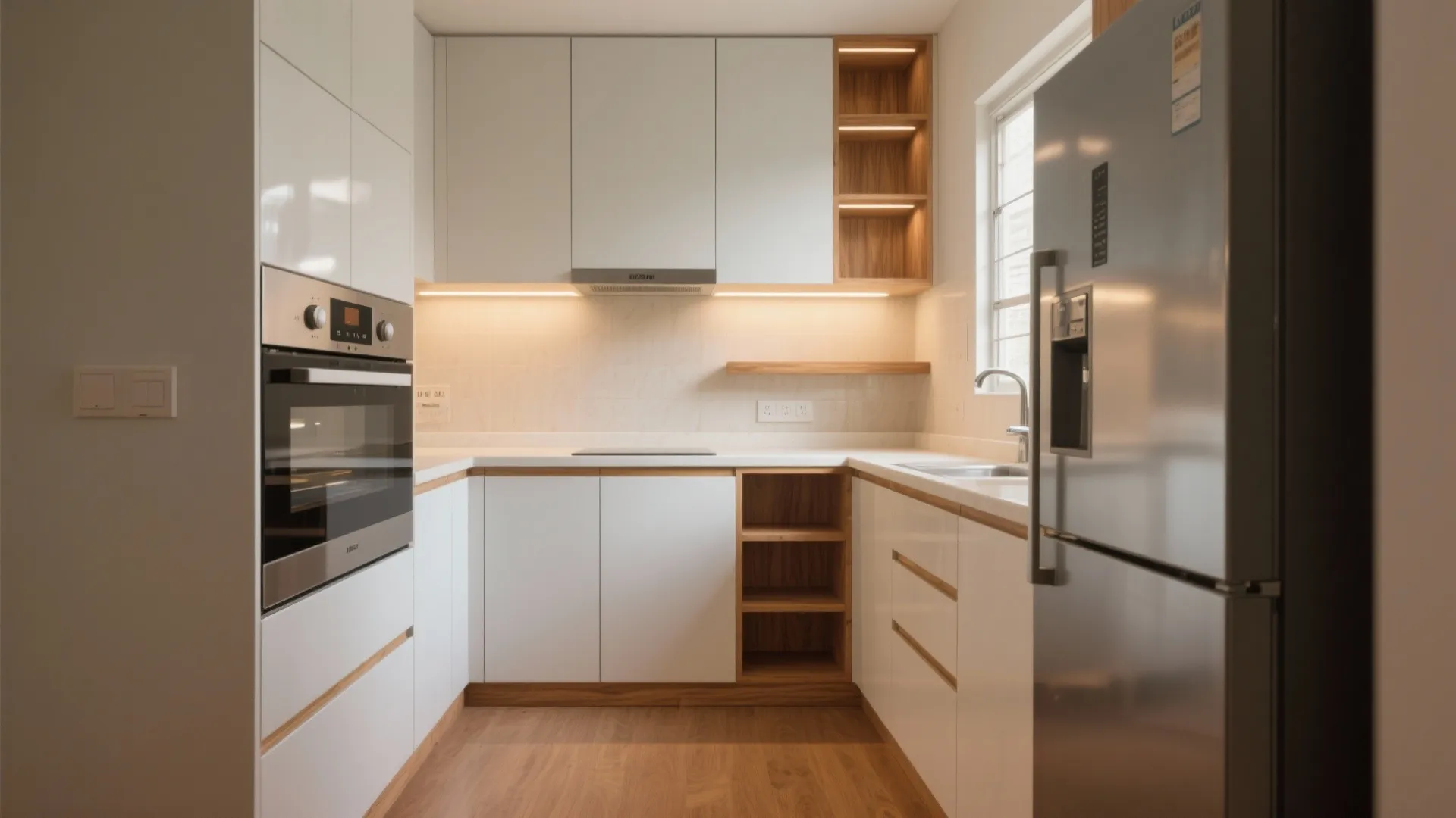 Minimalist kitchen storage that actually works