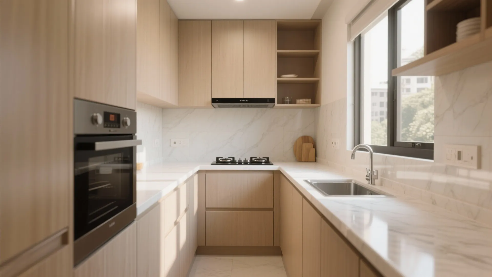 Minimalist Kitchen-Zone Planning