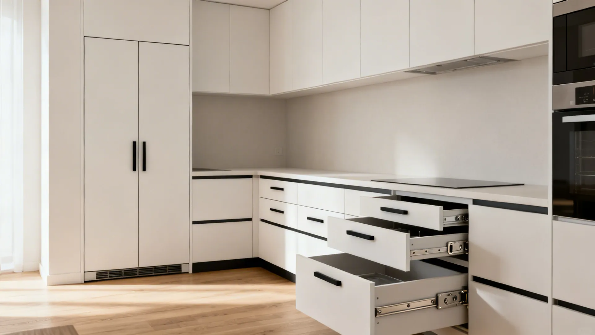 1) Minimal storage that actually works in an L