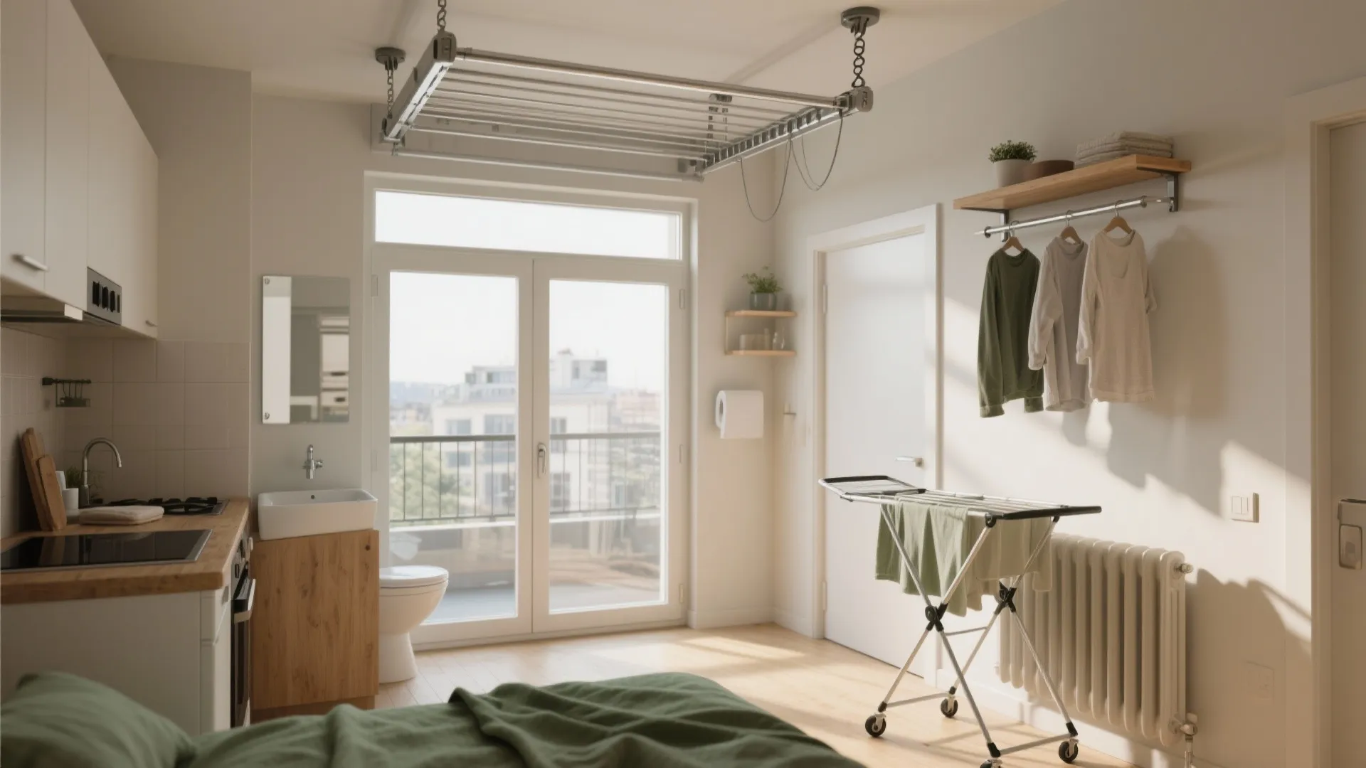10 Laundry Hanger Ideas for Small Spaces