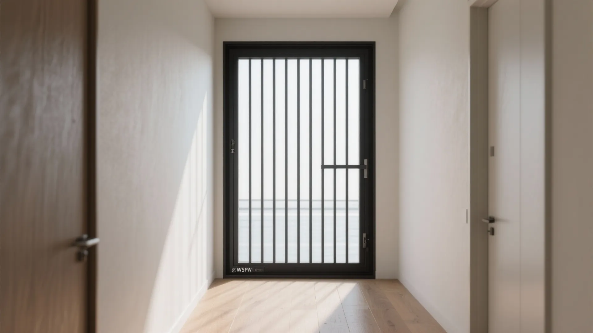 Minimalist linear grills for a clean, modern hall