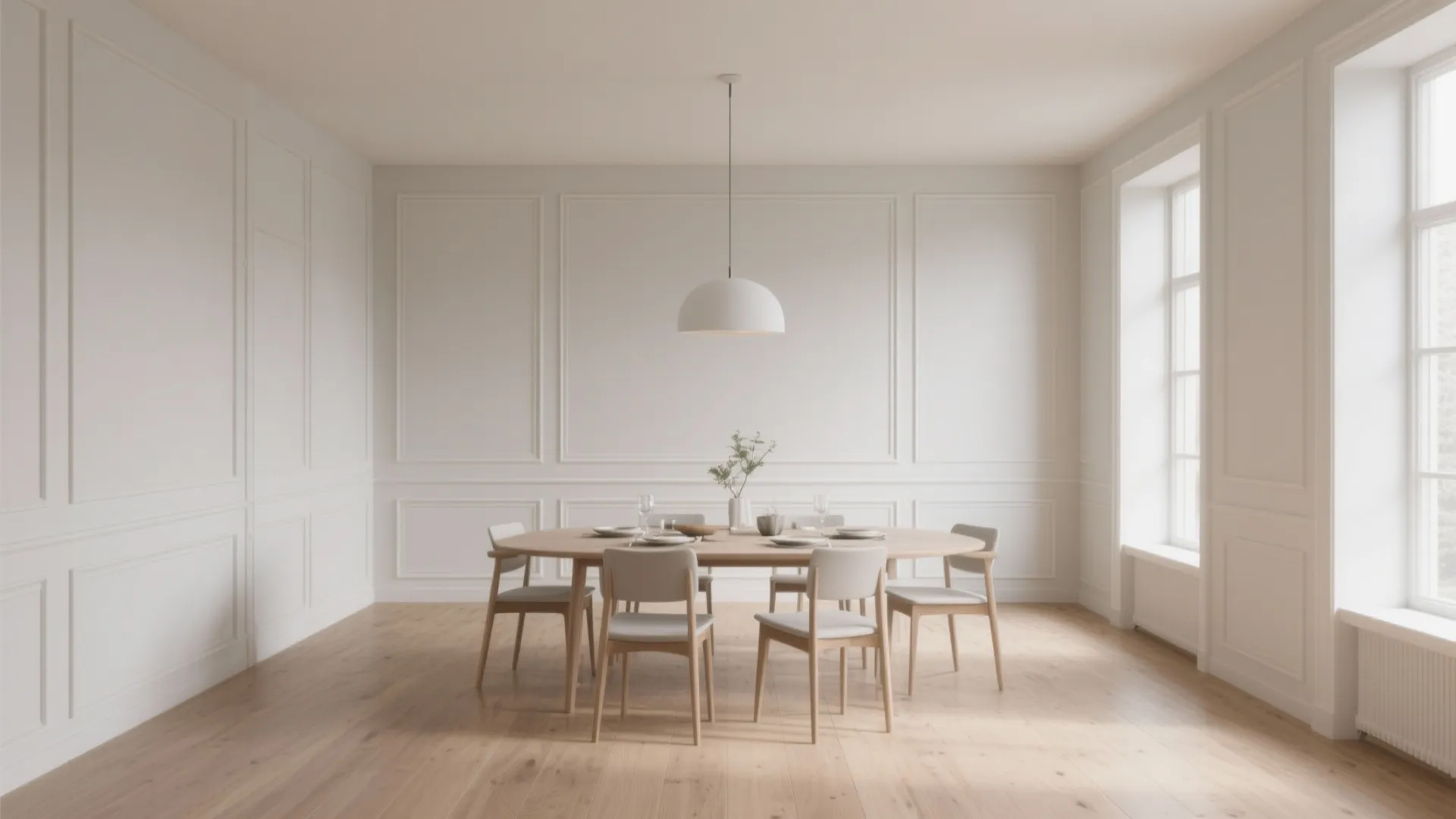 3. Minimalist Linear Molding for Modern Rooms