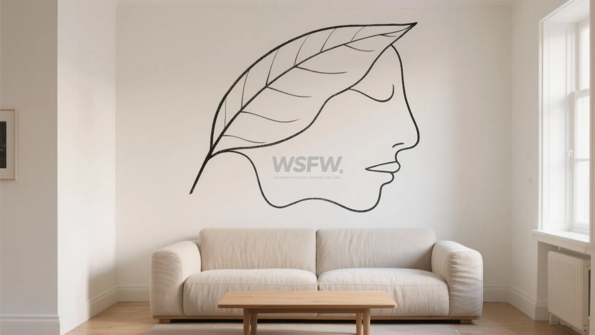 [Section: Inspiration List] Minimal Linework Motifs for Calm Walls
