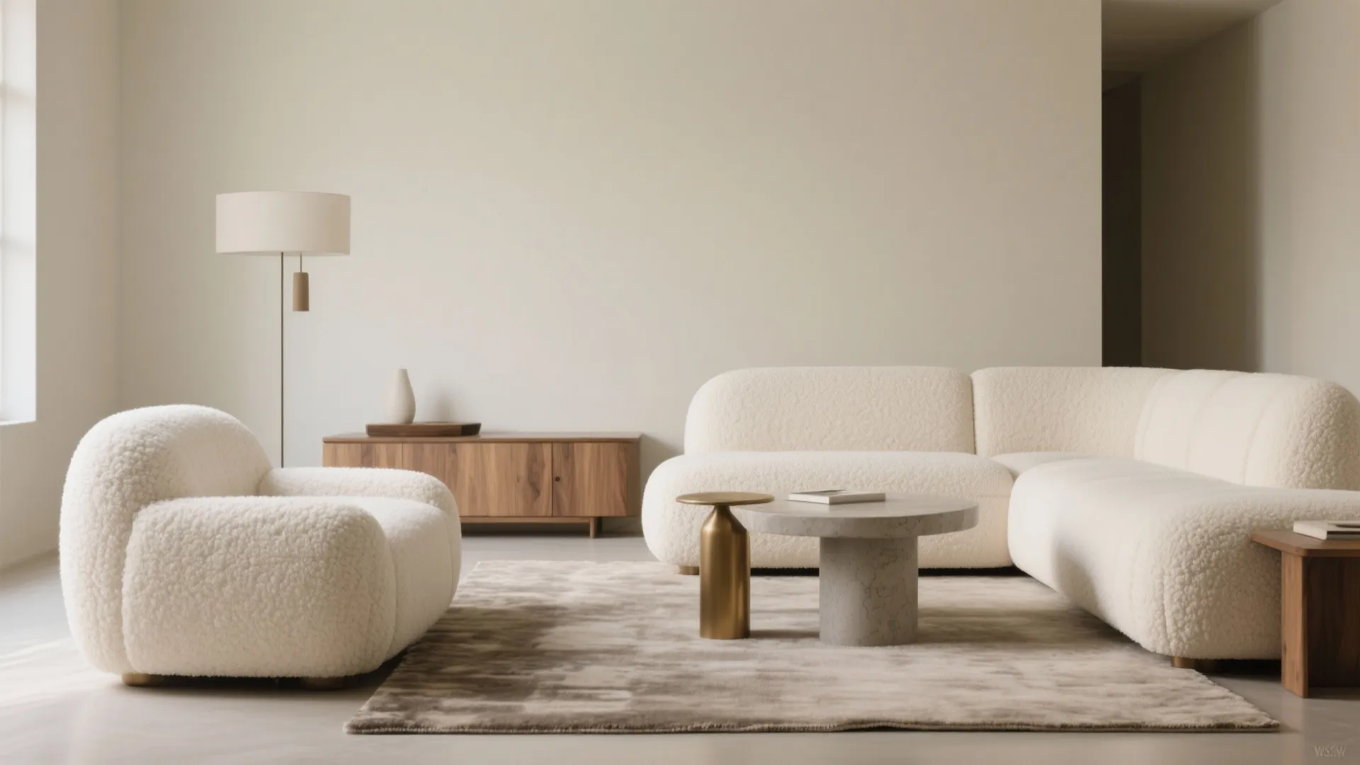 1) Minimal Luxe Palette with Textural Depth