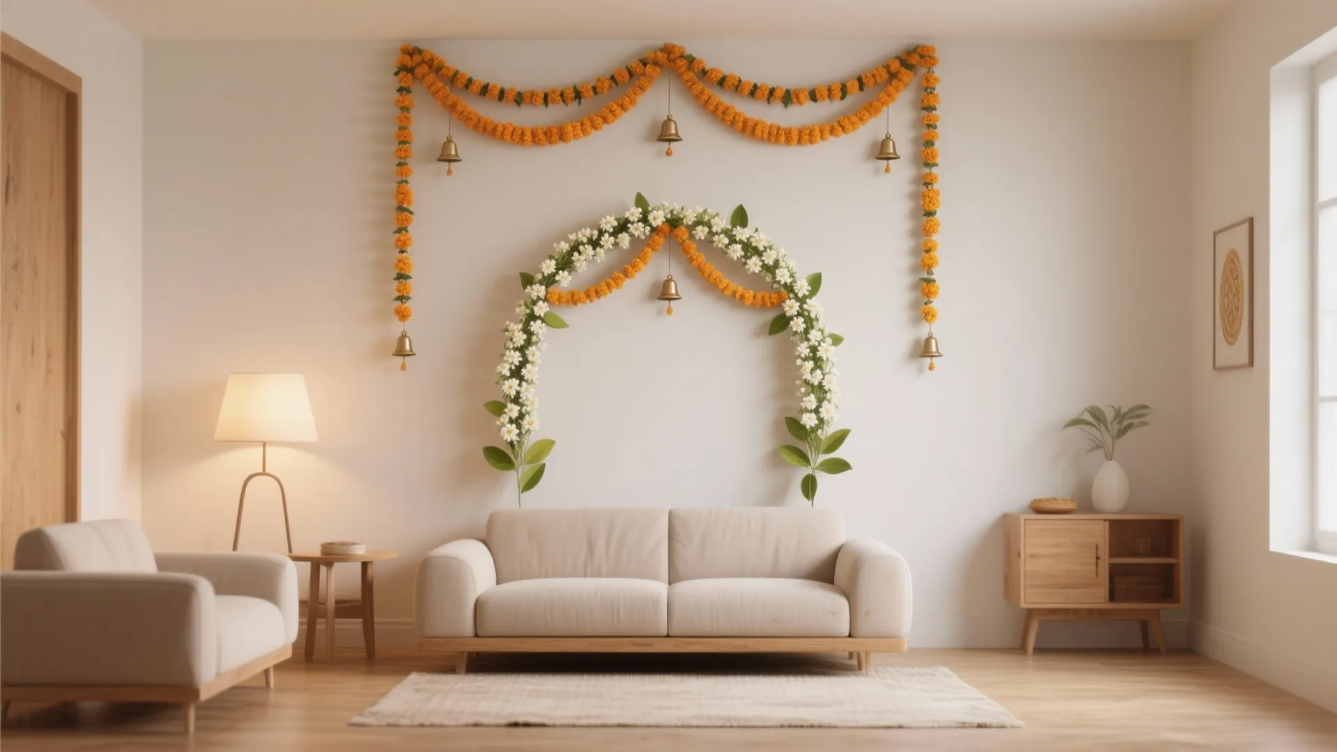 Modern Minimal Mandap: One Statement Element