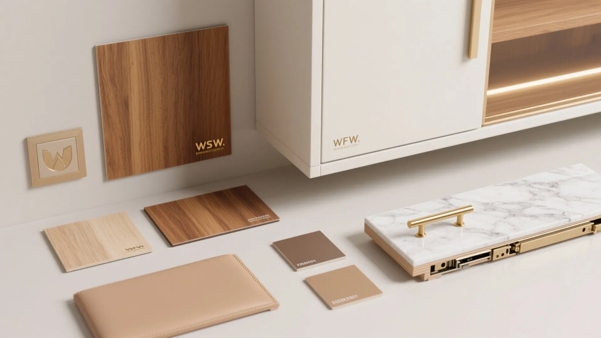 Minimal Wall-Mounted Shrine with Hidden Drawers