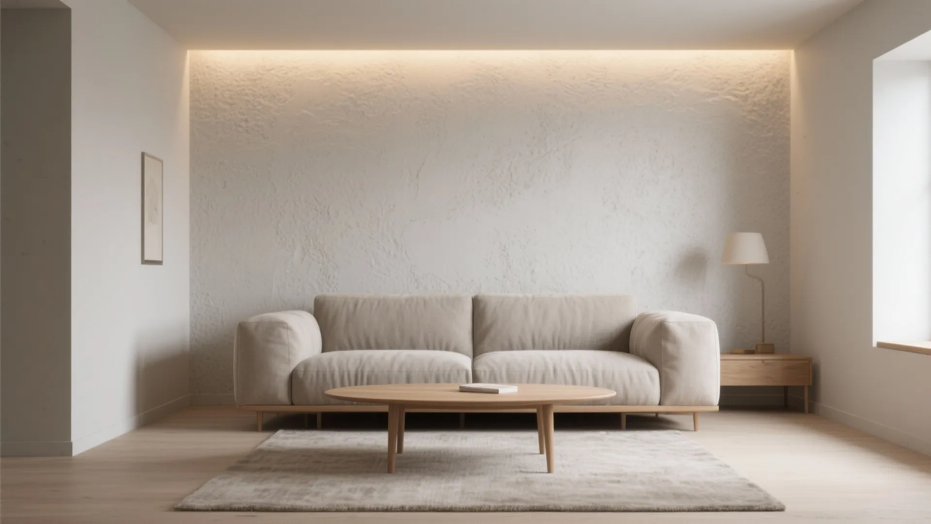 Minimal matte Royale textures for calm small rooms