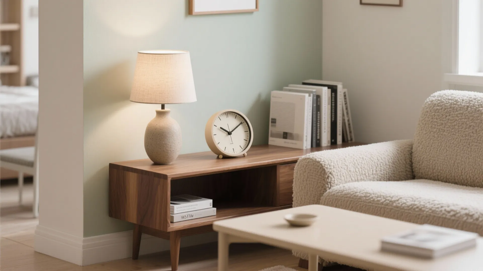 Minimalist matte clocks with quiet sweep