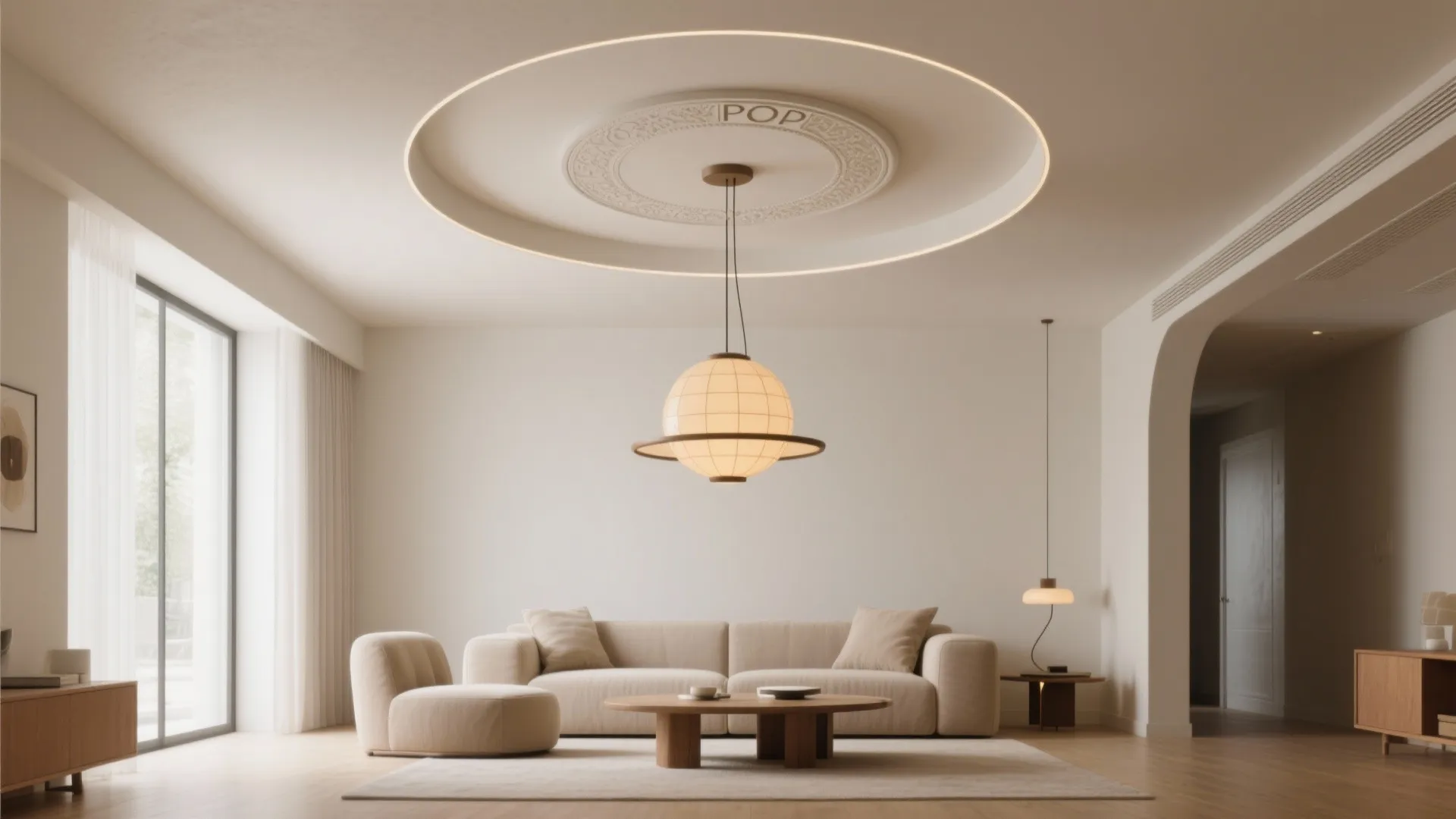 2) Center Medallion Modernized: From ornate to minimal graphic