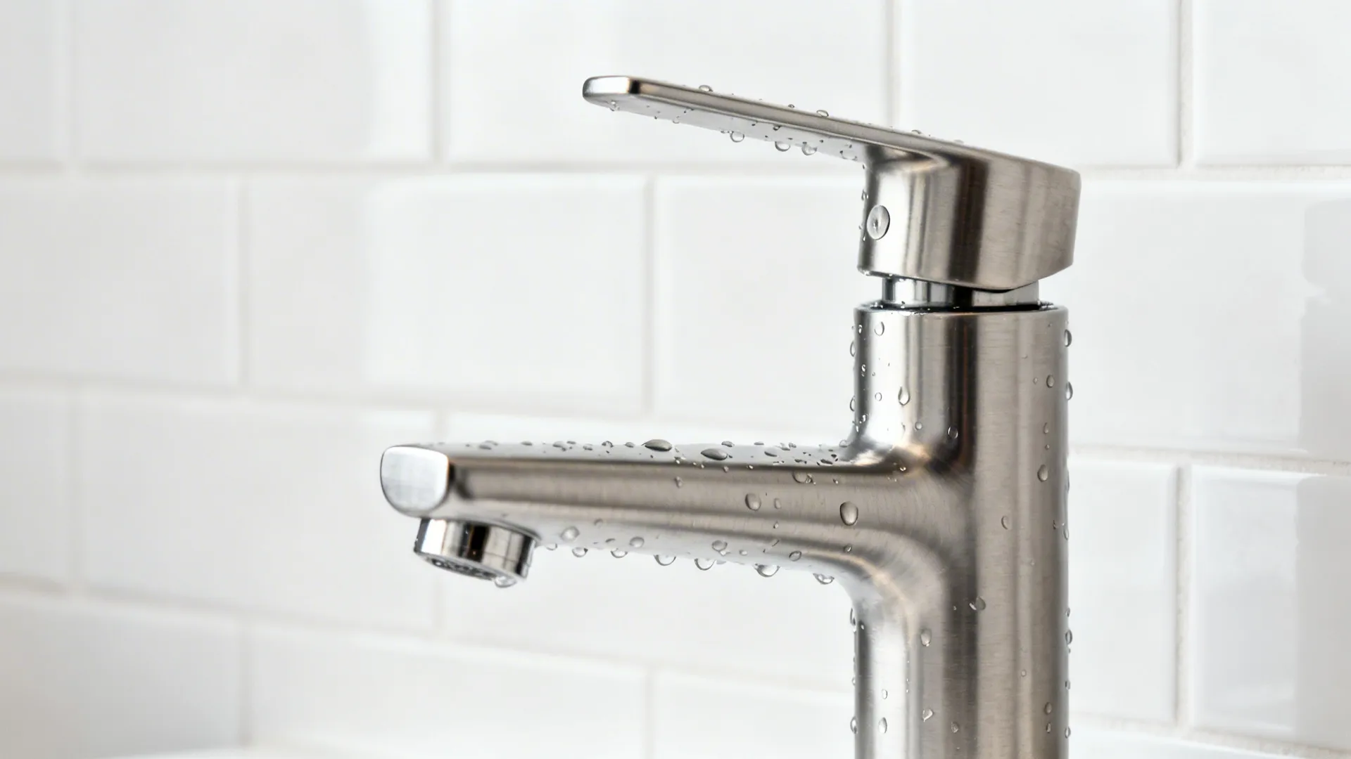 Minimalist Wall-Mounted Mixer for Compact Sinks